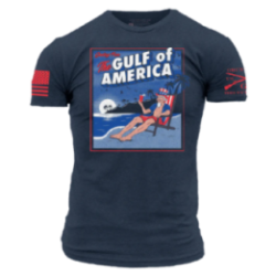 Grunt Style - Greetings from the Gulf of America T-shirt - Midnight Navy GS7600