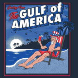 Grunt Style - Greetings from the Gulf of America T-shirt - Midnight Navy GS7600
