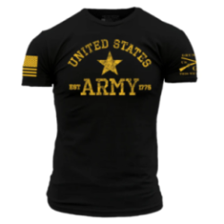 Grunt Style - Army Est. 1775 T-shirt - Black GSAR0043