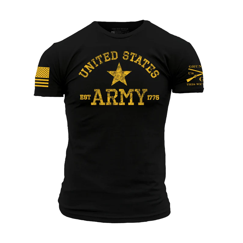 Grunt Style - Army Est. 1775 T-shirt - Black GSAR0043