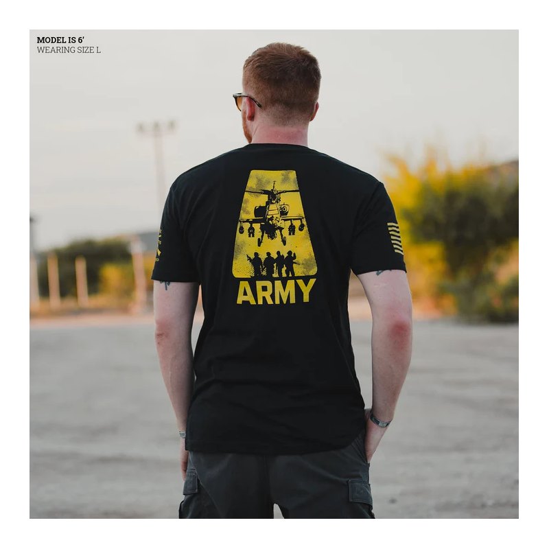 Grunt Style - Army A-Team T-shirt - Black GSAR0048