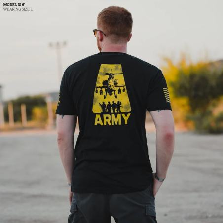Grunt Style - Army A-Team T-shirt - Black GSAR0048