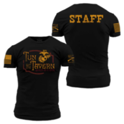 Grunt Style - USMC - Tun Tavern Staff T-shirt - Black GSMC0025