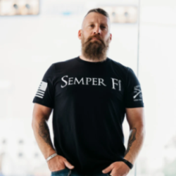 Grunt Style - USMC - Semper Fi T-shirt - Black GSMC0072