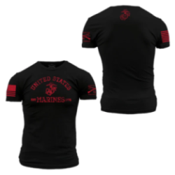 Grunt Style - USMC - Est. 1775 T-shirt - Black GSMC0090