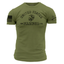 Grunt Style - Est. 1775 T-shirt - Military Green GSMC0091