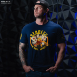  We fight T-shirt - Navy GSNV0069