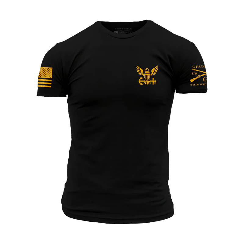 Grunt Style - USN - Ghost Pirate T-shirt - Black GSNV0070