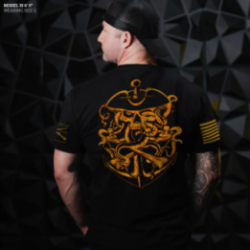 Grunt Style - USN - Ghost Pirate T-shirt - Black GSNV0070