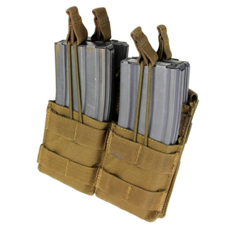 CONDOR DOUBLE STACKER M-4 OPEN TOP MAG POUCH MA43