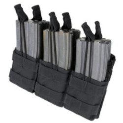 CONDOR TRIPLE STACKER M-4 OPEN TOP MAG POUCH MA44