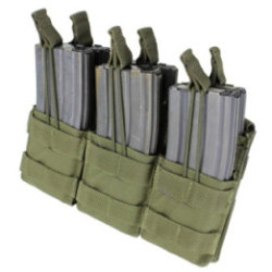CONDOR TRIPLE STACKER M-4 OPEN TOP MAG POUCH MA44