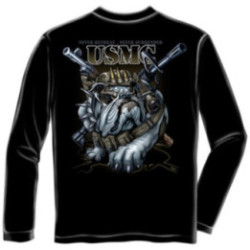 Never Retreat Never Surrender USMC Marine Corps L/S MM102LS