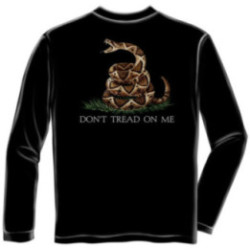 Don't Tread On Me Black L/S MM103BLS