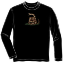 Don't Tread On Me Black L/S MM103BLS