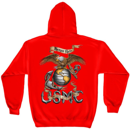 Eagle - Marine USMC Hooded L/S MM107RSW