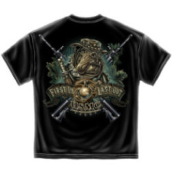 First In Last Out - USMC Marine Devil Dog  MM108