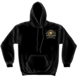 First In Last Out - USMC Marine Devil Dog Hooded L/S MM108SW