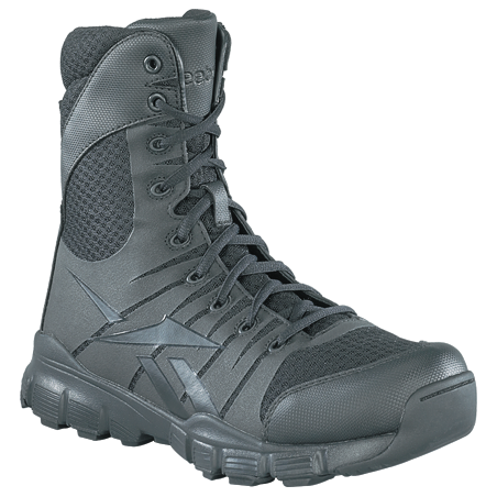 REEBOK DAUNTLESS BLACK 8" TACTICAL BOOT