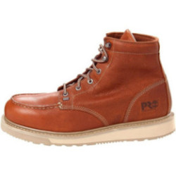 TIMBERLAND MEN'S 6" BARSTOW WEDGE LEATHER WORK BOOT MOC SOFT TOE