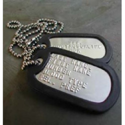 Authentic Military Dog Tags - Ship Free!