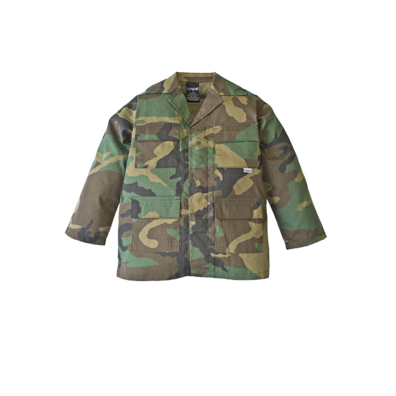Kids BDU Camo Top