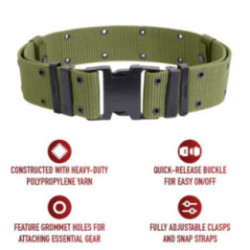 Rothco New Issue Marine Corps Style Quick Release Pistol Belt 9067
