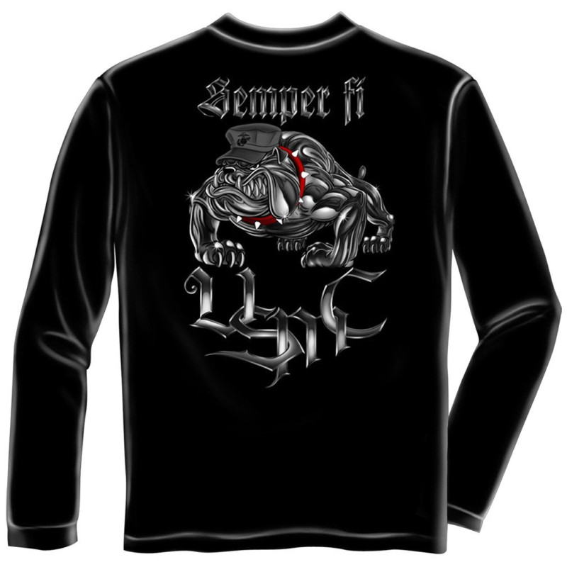 Semper Fi Chrome Dog L/S AL231LS