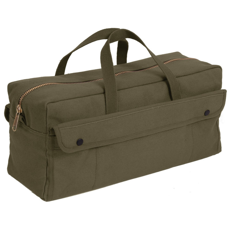 Rothco Canvas Jumbo Tool Bag With Brass Zipper