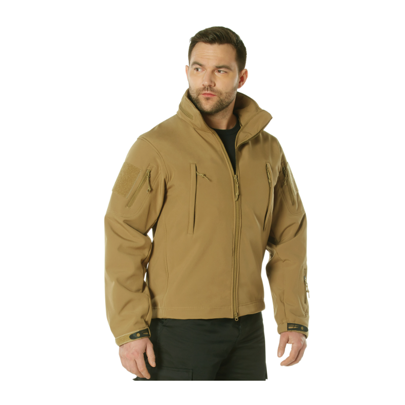 Rothco Concealed Carry Soft Shell Jacket Coyote Brown 55485