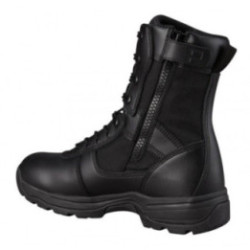 Leather Made Waterproof Military Boots With a Side-Zip