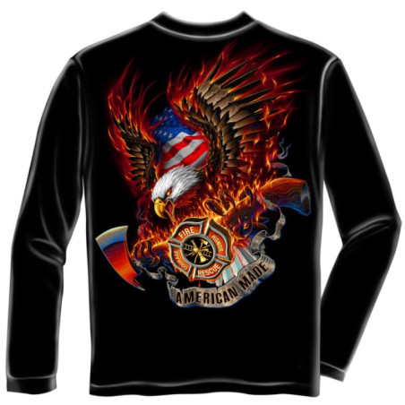 Patriotic Fire Eagle "American Made" L/S FF2062LS