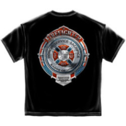 Firefighter Chrome Badge FF2101