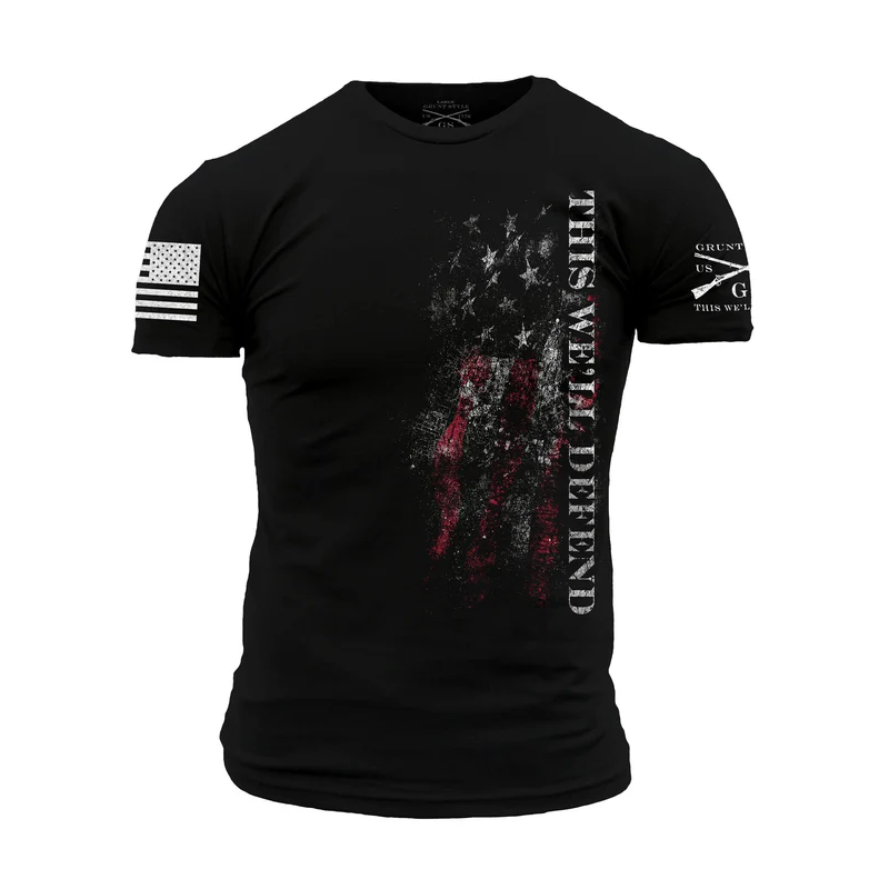 Grunt Style - This We'll Defend Flag 2.0 - Black GS5213
