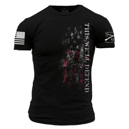 Grunt Style - This We'll Defend Flag 2.0 - Black GS5213