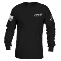 Grunt Style - 1776 Flag Long Sleeve - Black GS5833