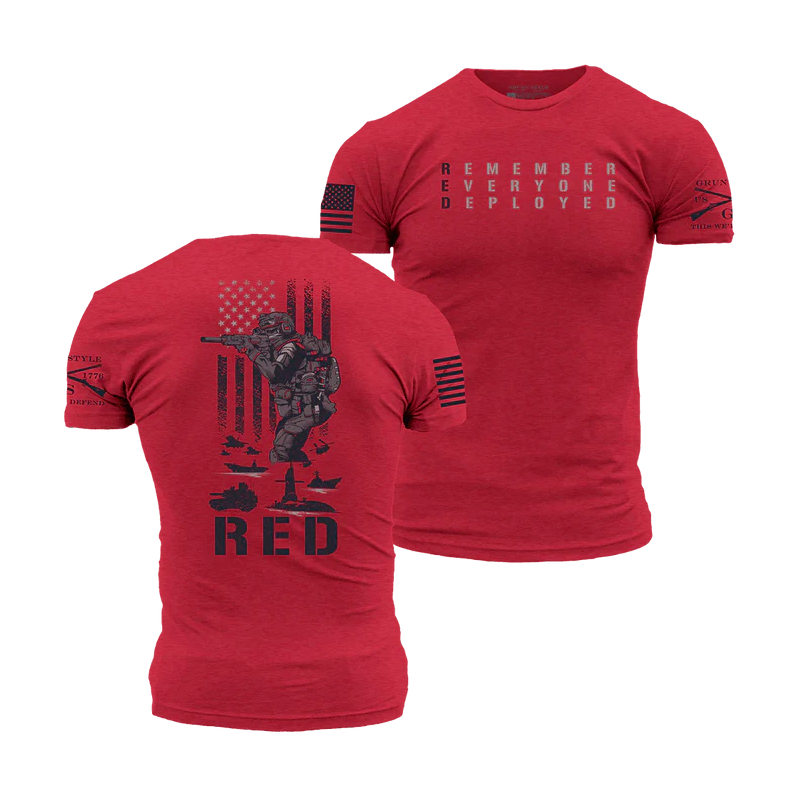 Grunt Style - Red Friday T-shirt - Red GS6287