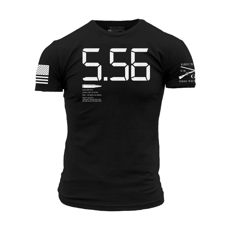 Grunt Style - 5.56 T-shirt - Black GS6905