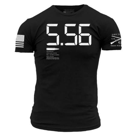 Grunt Style - 5.56 T-shirt - Black GS6905