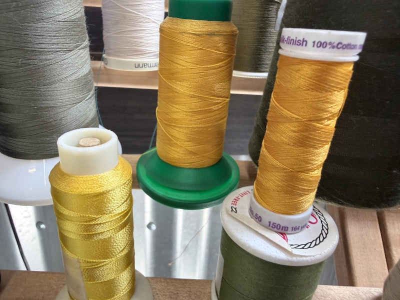 Name tape embroidery thread reference 4