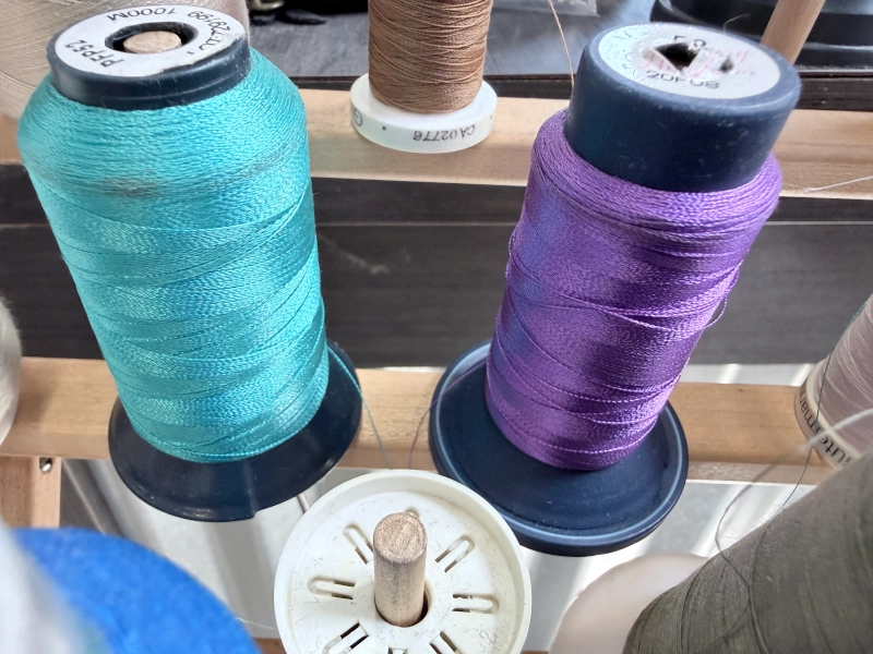 Name tape embroidery thread reference 8
