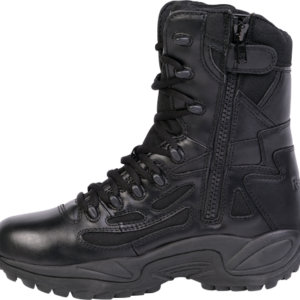 Reebok Rapid Response Black 8" Stealth Boot, Side Zip, Soft Toe RB8875 - Image 3