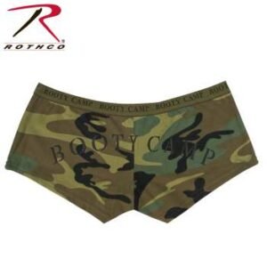 Rothco Woodland Camo "Booty Camp" Booty Shorts - Image 1