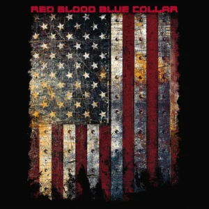 Grunt Style - Women's Red Blood Blue Collar V-neck - Black GS5759 - Image 4