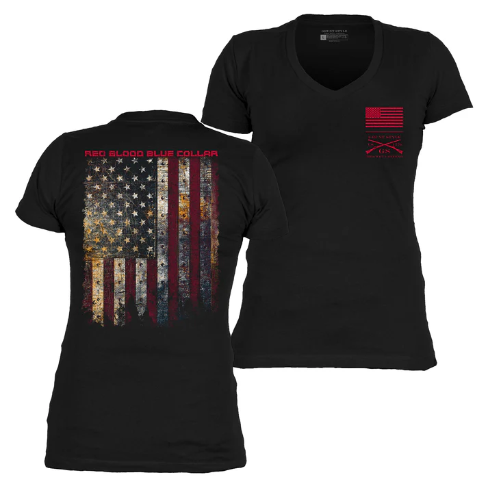 GS5759-Women_sRedBloodBlueCollarV-Neck-Black_WEB_READY-Both