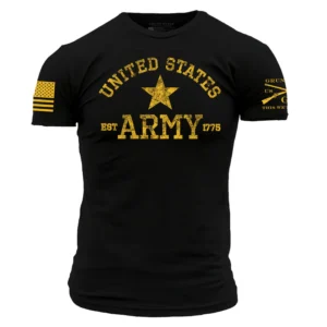 Grunt Style - Army Est. 1775 T-shirt - Black GSAR0043 - Image 1