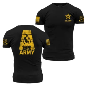 Grunt Style - Army A-Team T-shirt - Black GSAR0048 - Image 2
